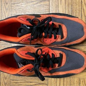 Black and orange airmax 90’s - size 9 - $50